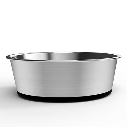 Taça Antiderrapante em Aço Inoxidável para Cães
