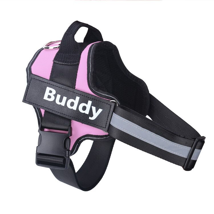 Arnês Refletor Ajustável Anti Puxão para Cães (Buddy)